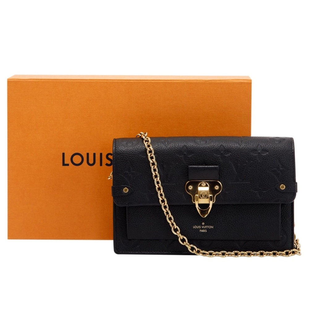 Louis Vuitton Monogram Empreinte Vavin Chain Wallet